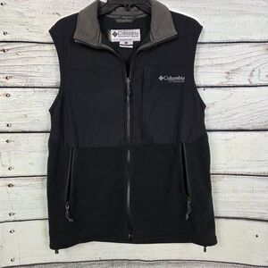 Columbia Titanium Men’s Black Fleece Vest Size M